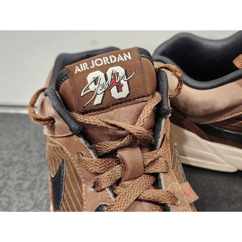 Nike Jordan Stadium 90 Men's Size 9 Cacao Wow DX4397-200 Suede Sneakers ~ G/VG